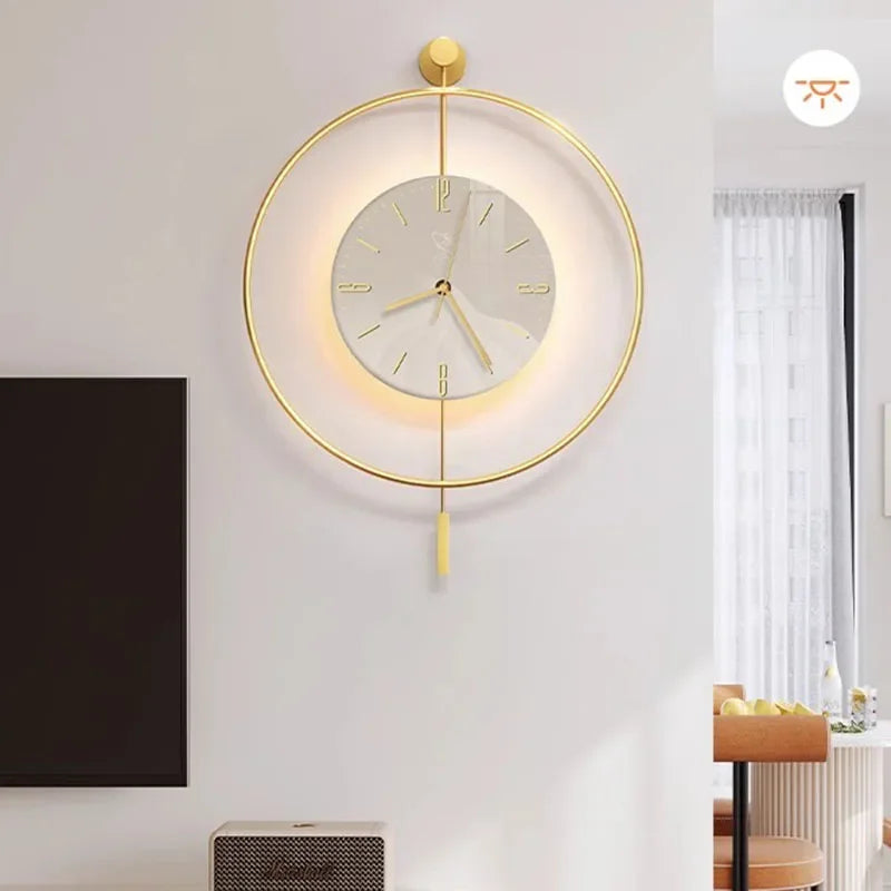 Horloge Murale Ronde Led