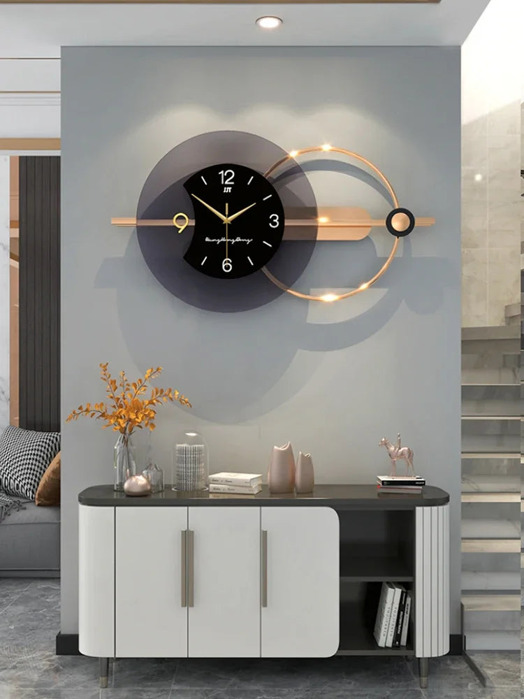 Horloge Murale Métal Luxe