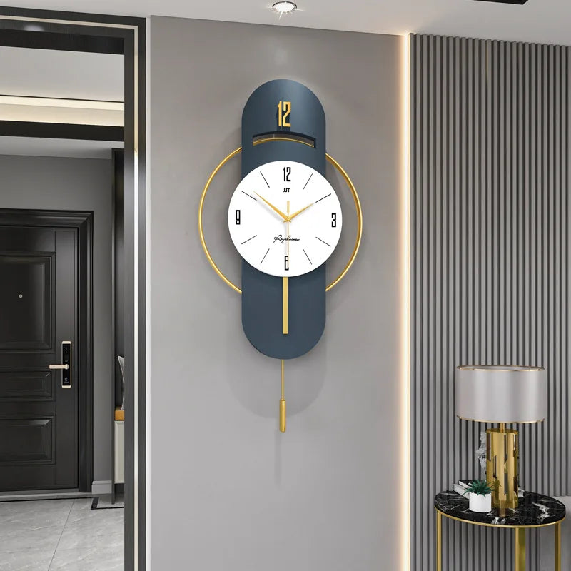 Horloge Murale Ovale Design