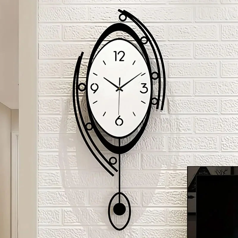 Horloge Murale Pivotante 3D