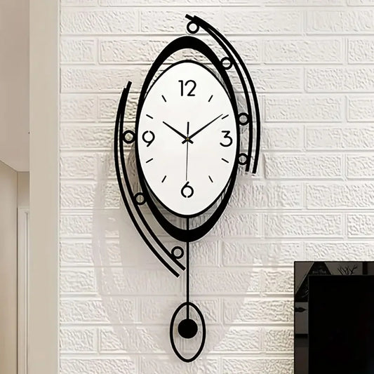Horloge Murale Pivotante 3D