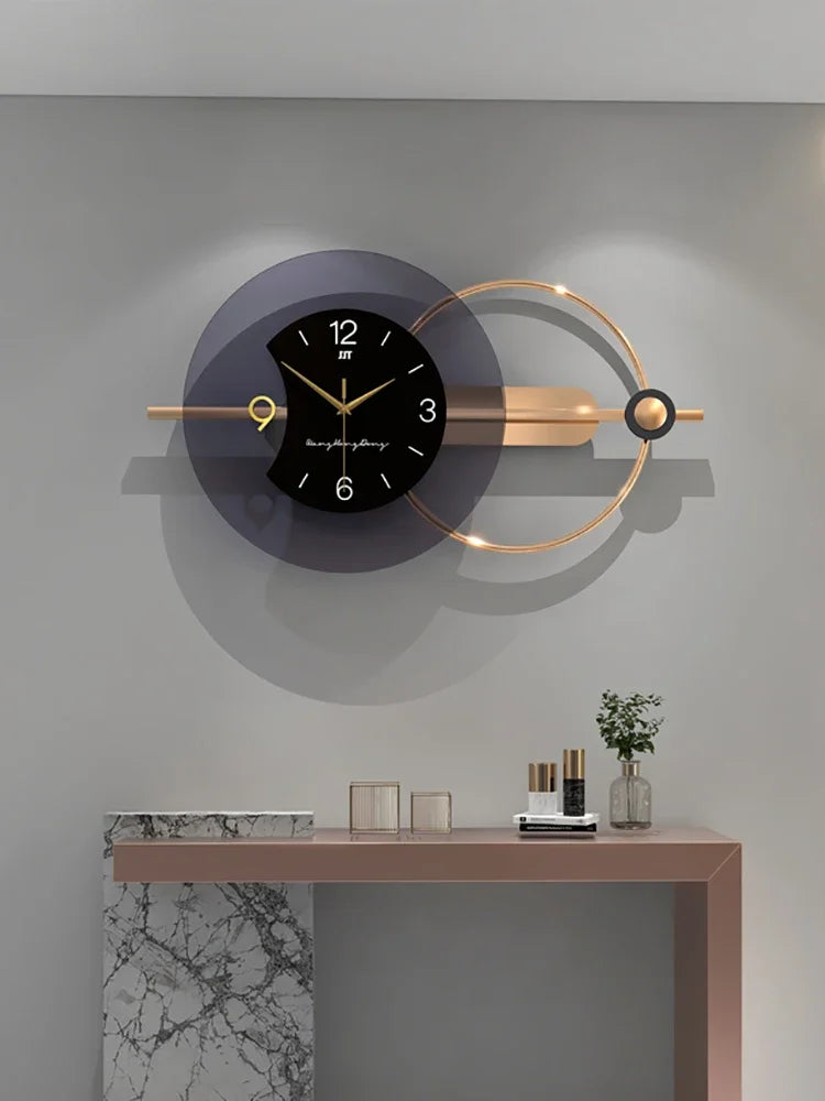 Horloge Murale Métal Luxe
