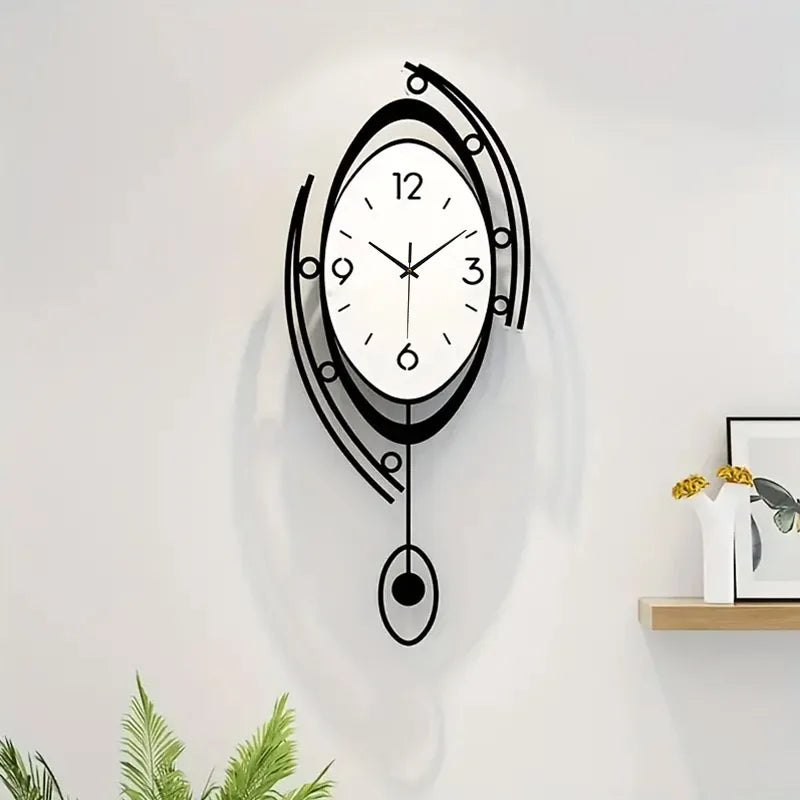 Horloge Murale Pivotante 3D