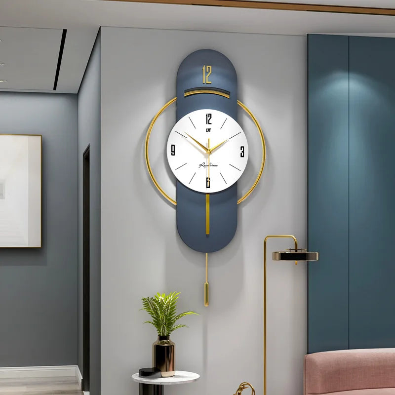 Horloge Murale Ovale Design
