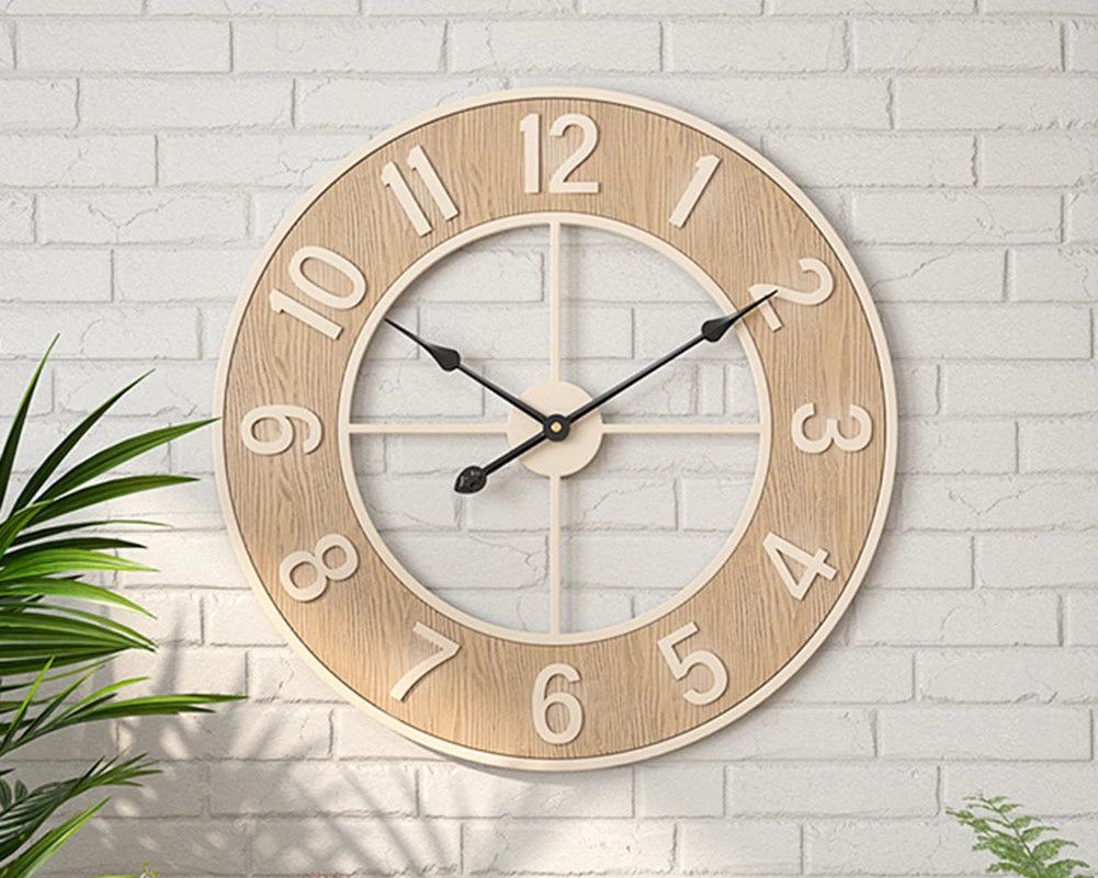 Horloge Murale Ronde Bois