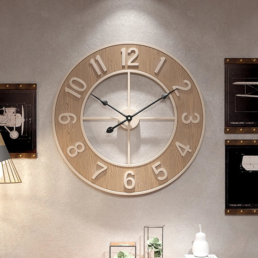 Horloge Murale Ronde Bois