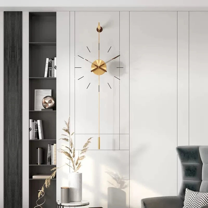 Horloge Murale Or Fino