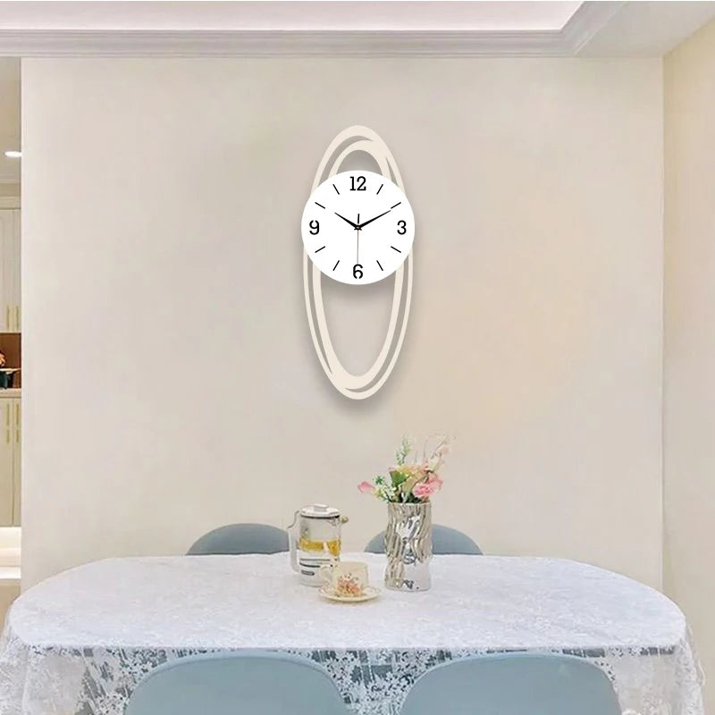 Horloge Murale Ovale Design