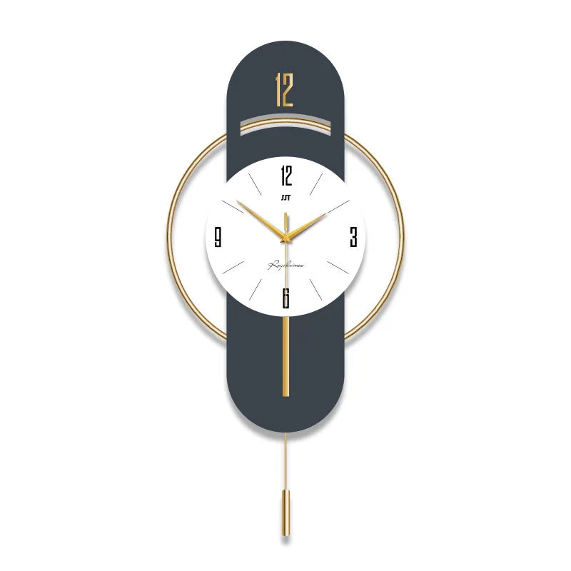 Horloge Murale Ovale Design