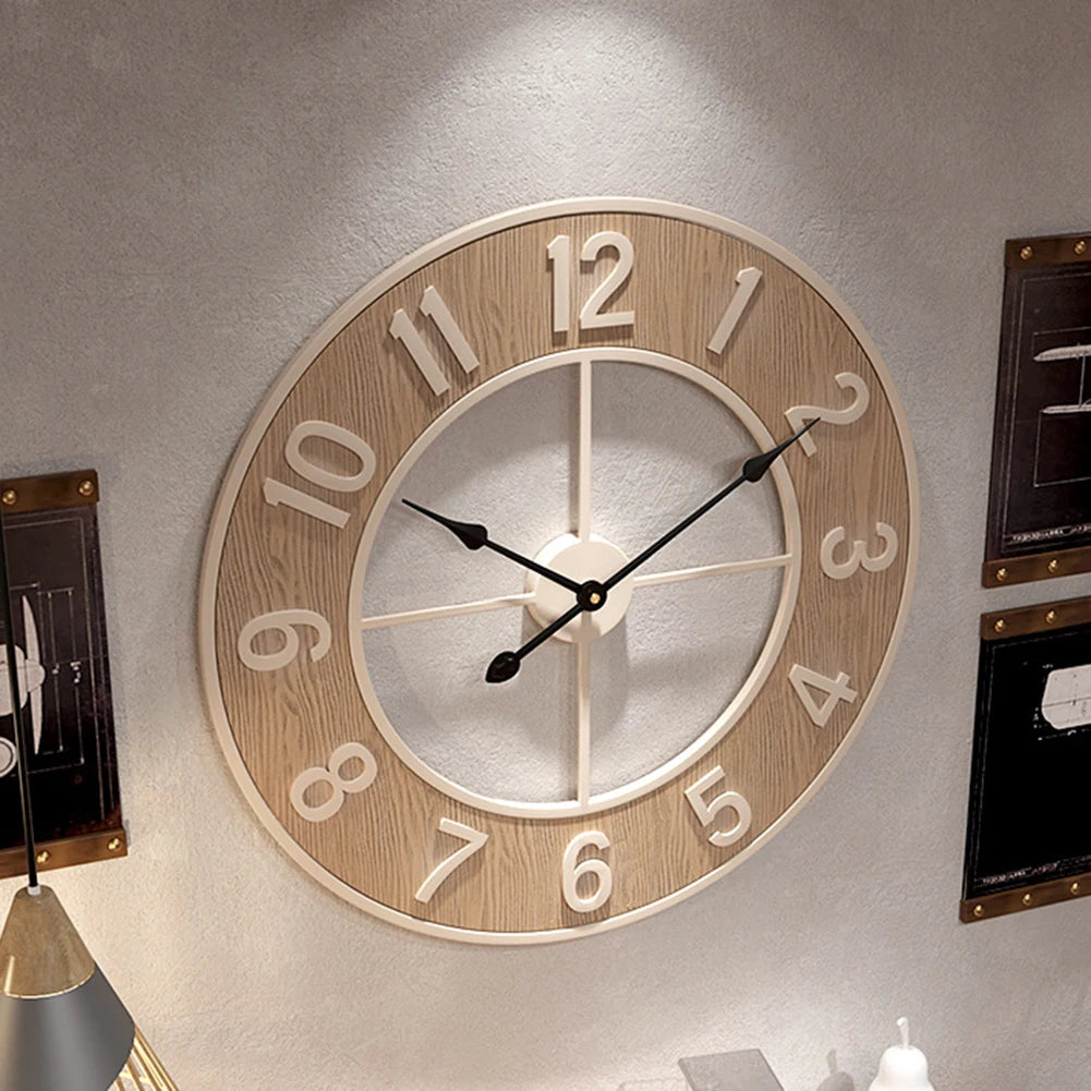 Horloge Murale Ronde Bois