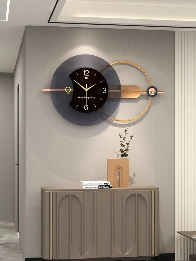 Horloge Murale Métal Luxe