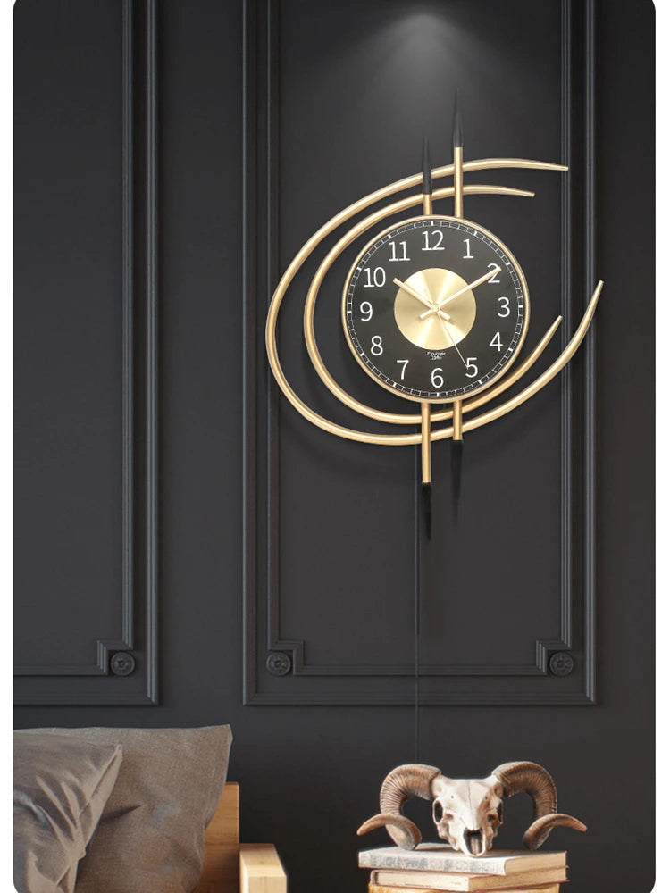 Horloge Murale Contemporain Luxe