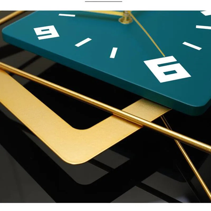 Horloge Murale Carré 3D