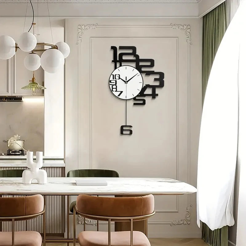 Horloge Murale Balançoire